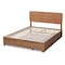 Baxton Studio Eleni Modern Ash Walnut Brown Finished Wood Full Size 3-Drawer Storage Bed 175-9428-9620-Zoro - alternate 8